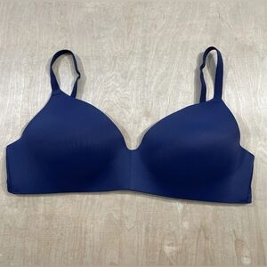 Seamless Navy Blue Bra